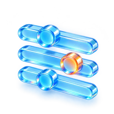 3D-illustration av reglage